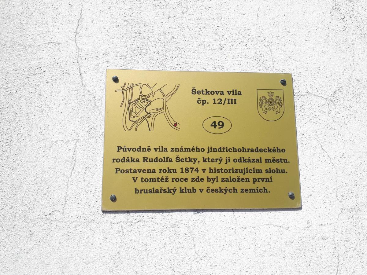 Apartmány Šetkova vila Jindřichŭv Hradec Esterno foto
